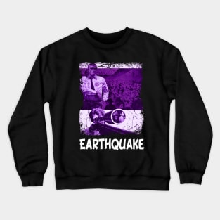 Vintage Disaster Cinema Earthquakes Crewneck Sweatshirt